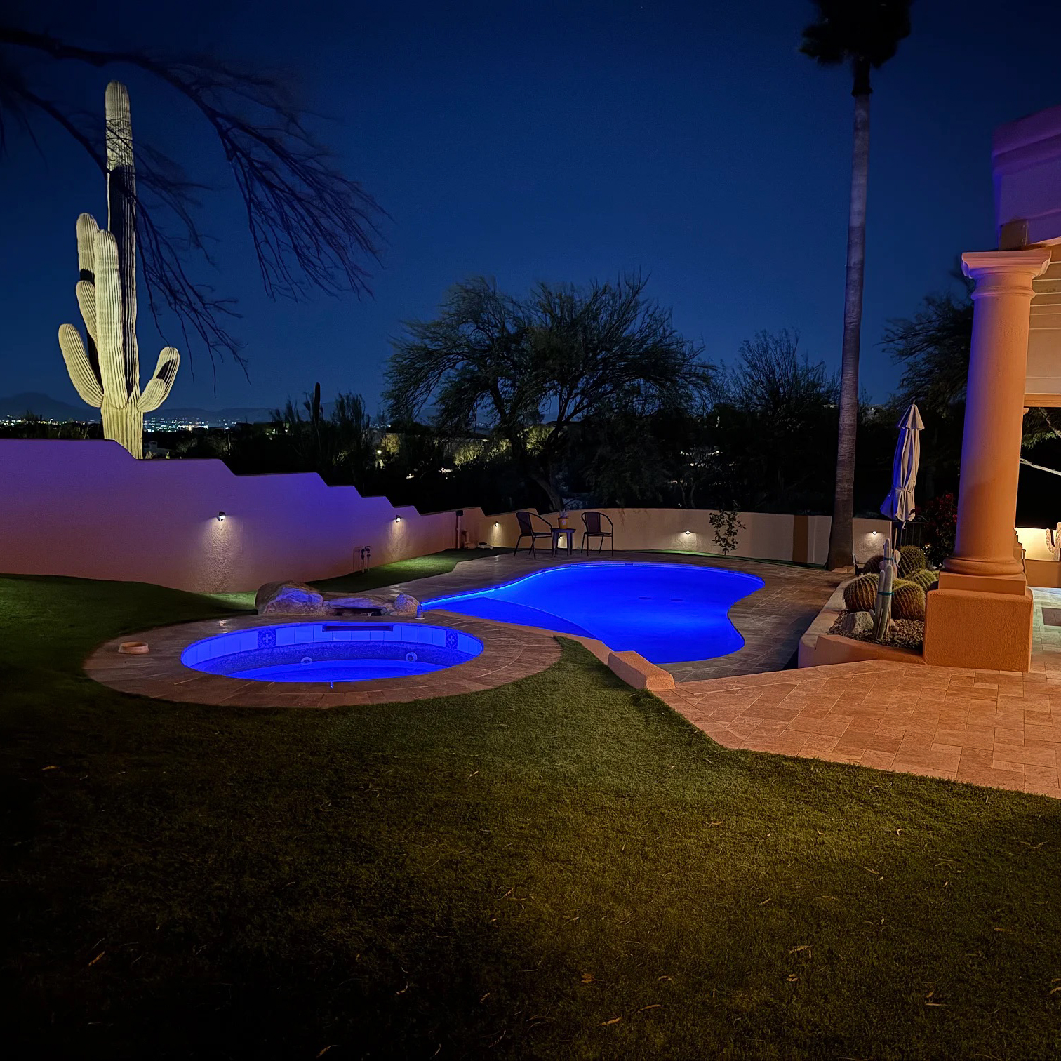 Sunset Sky Landscape backyard project
